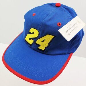 Jeff Gordon Vintage NASCAR Hat 90s Strapback 24 Competitors View Deadstock NWT